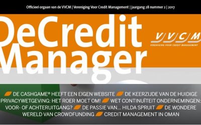 Interview in VVCM vakblad De Credit Manager