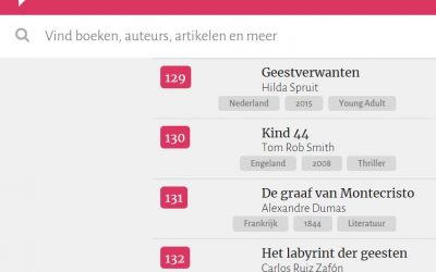 Geestverwanten op plaats 129 in de Top1000 mooiste boeken aller tijden