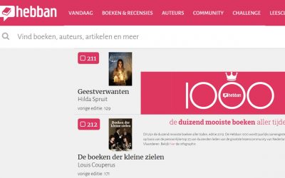 Geestverwanten op 211 in de top1000 mooiste boeken aller tijden 2019